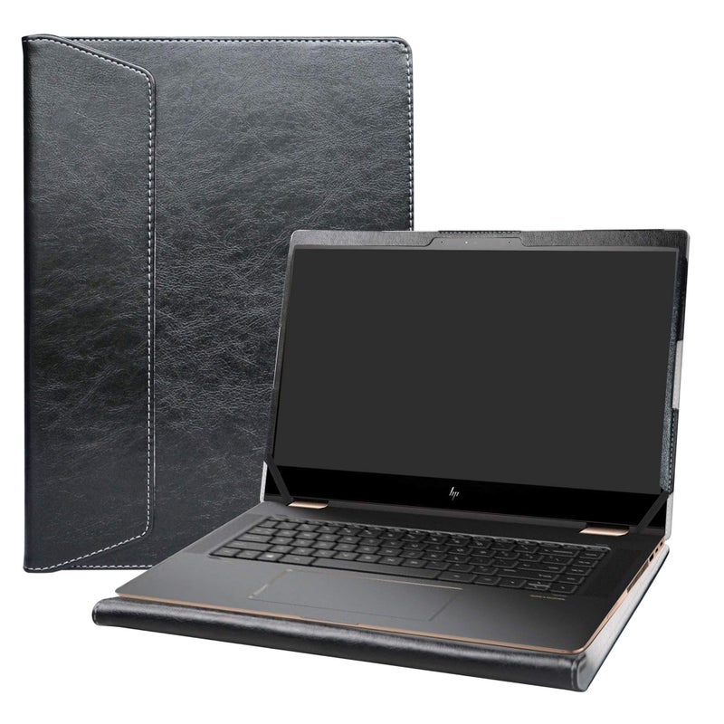 Alapmk Protective Case Cover for HP Spectre x360 15 15-dfXXXX & case for Lenovo ideapad S145 15 S145-15IWL/IdeaPad 3 15IIL05/case for Lenovo V15 IKB 15.6" Laptop,Black - Image 1